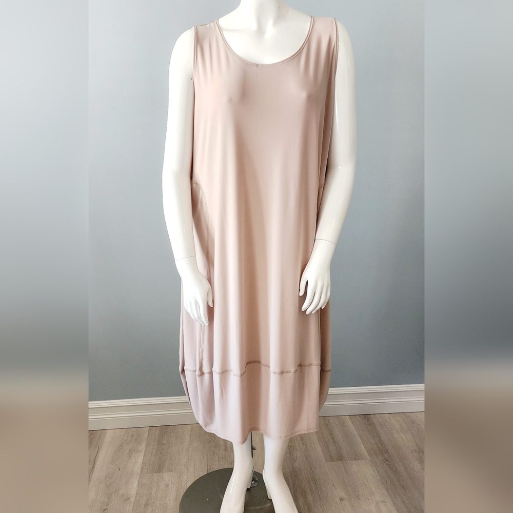 [3X] Marla Wynne Tan Tank Dress